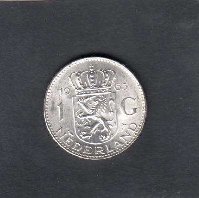 Beschrijving: 1 Gulden JULIANA  